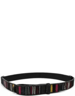 Textured Leather Belt