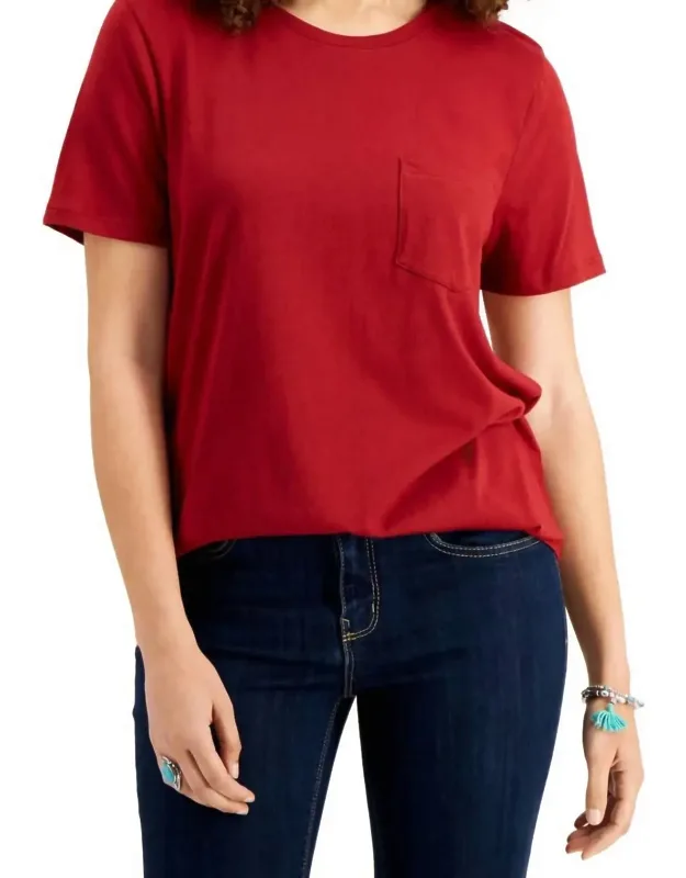 Cotton Pocket T-shirt