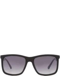 Gradient Smoke Square Sunglasses