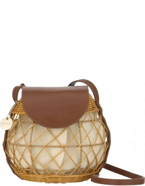 Marza Rattan Bowl Bag