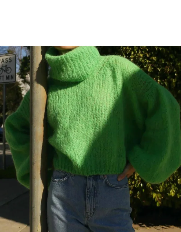 Pepper Roll Neck Alpaca Pullover