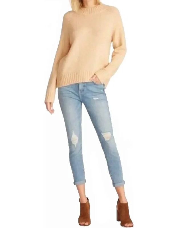 Mossy Mock Neck Sweater