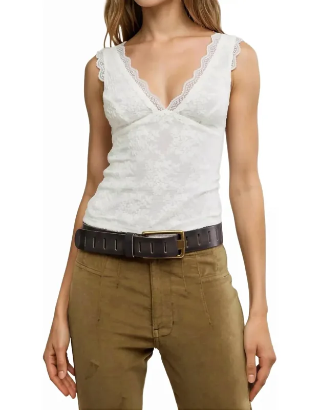 Loved You First Lace Cami Top