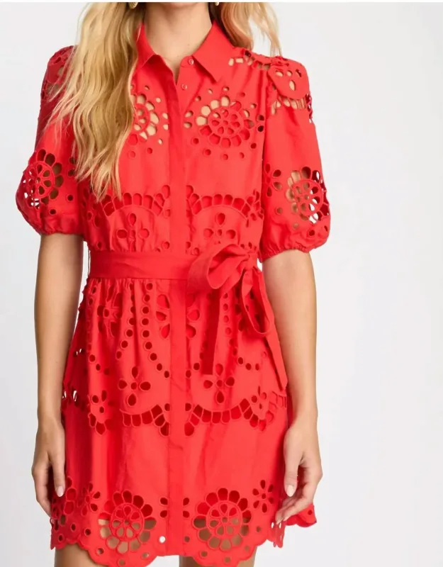 Eloise Eyelet Lace Dress