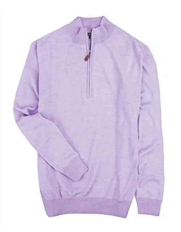 Merino Quarter Zip Sweater