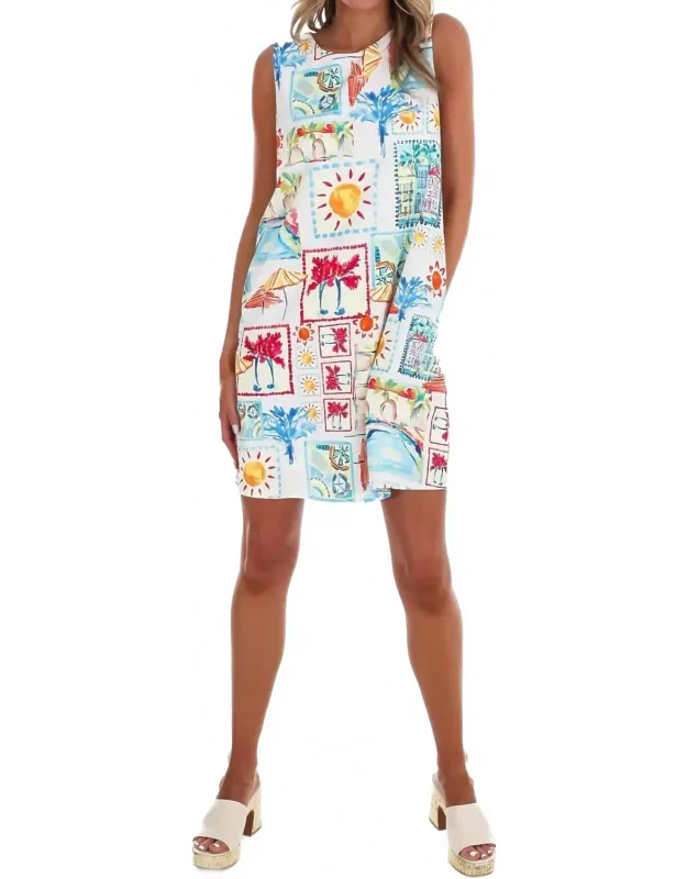 Tropical Getaway Mini Dress