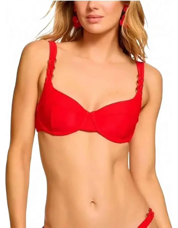 Rafaelle Chain Strap Underwire Bikini Top