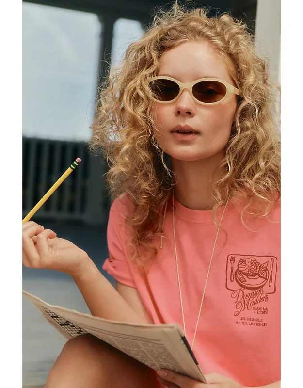 Modern Oval Sunglass