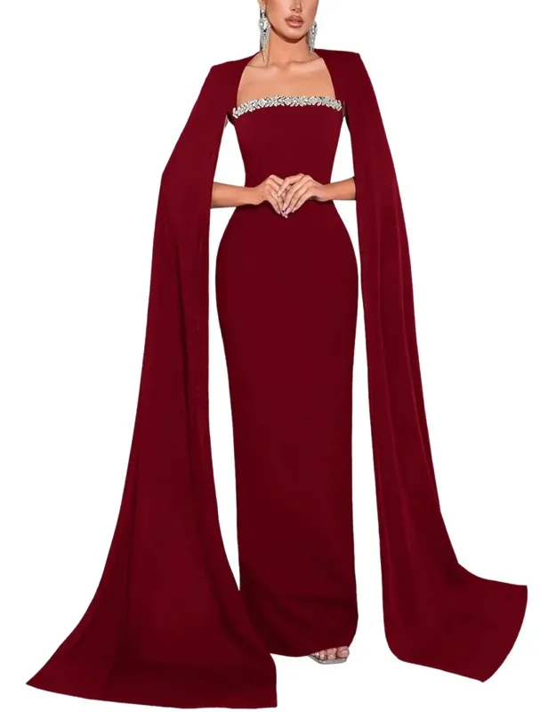 Maxi Dress - Approximately 61.4in From Shoulder To Hem