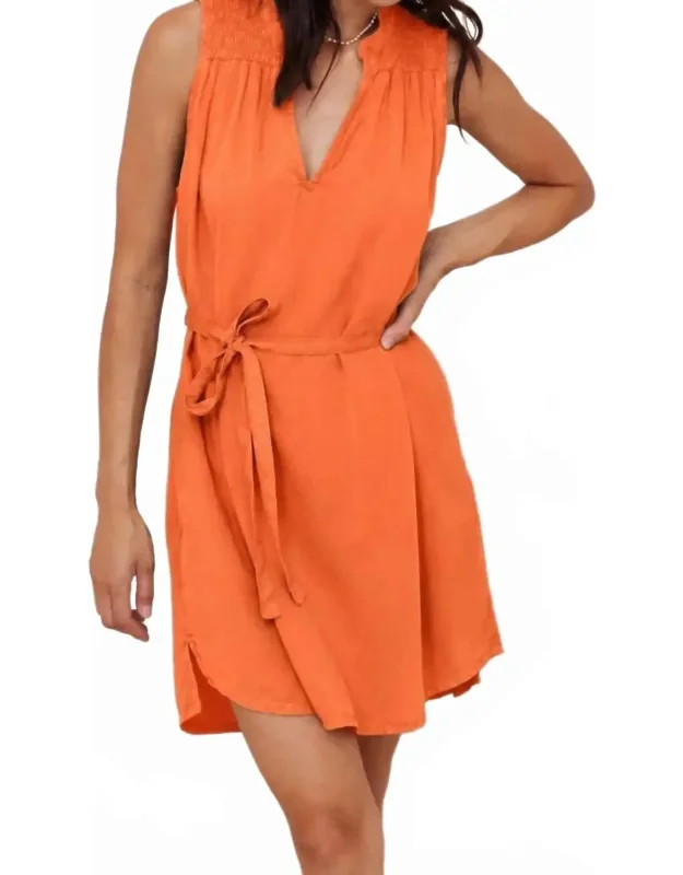 Smocked Mini Dress