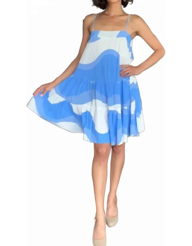 Flow Print Mini Dress