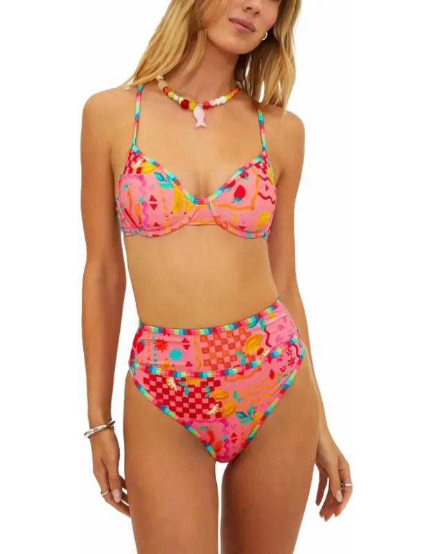 High Rise Bikini Bottoms