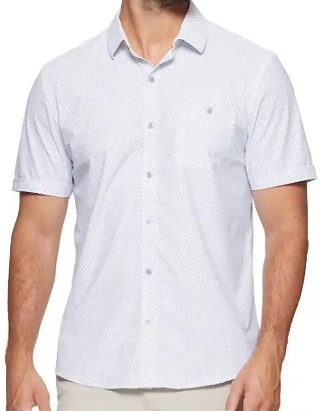 Ripley Short Sleeve Commuter Shirt In Geo