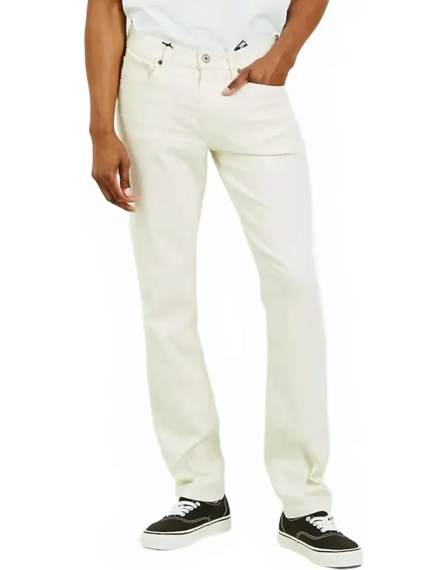 _transcend Federal Slim Straight Jean - Refined Fit, Versatile Neutral Tone_