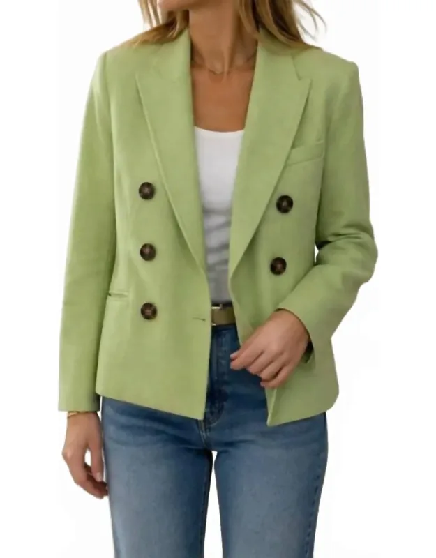 Pre-loved Nevis Double Breasted Crop Blazer