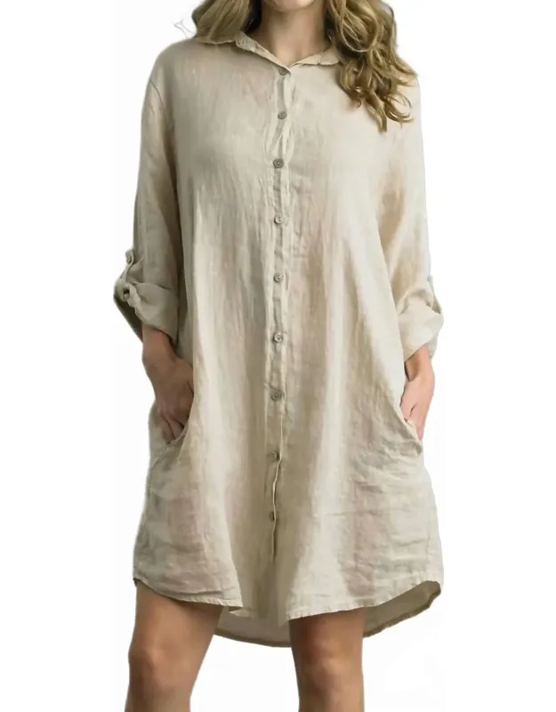 Button Front Dress