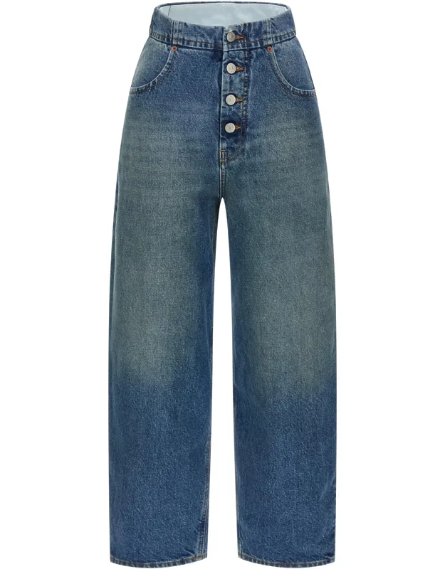 Cotton Straight-leg Jeans
