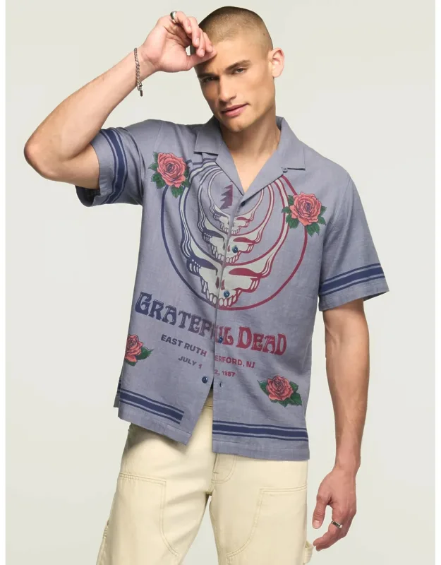 Short Sleeve Grateful Dead Printed Shirt