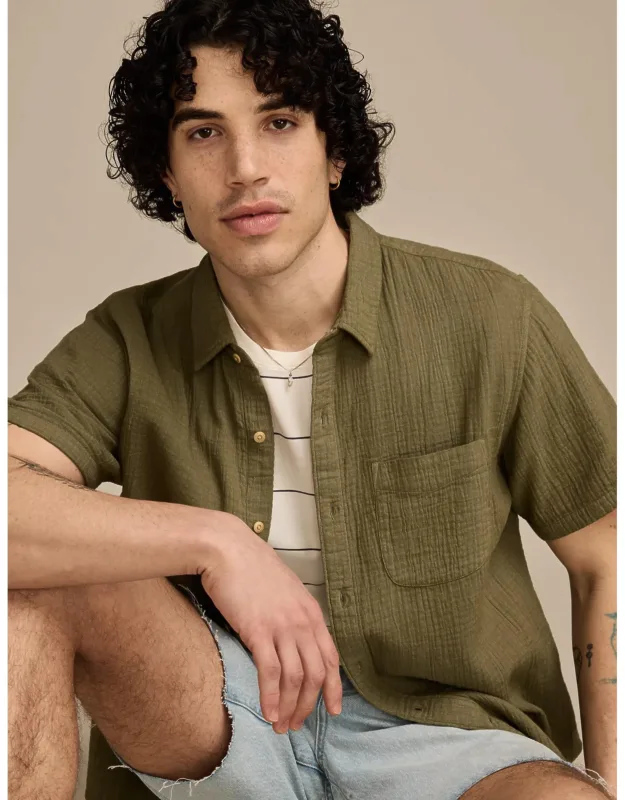 Double Gauze Short Sleeve Shirt