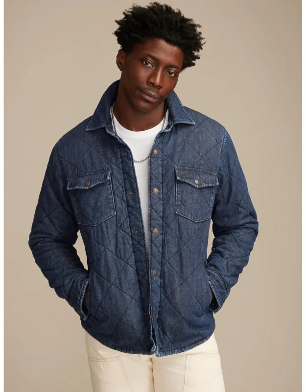 Quilted Denim Jacket