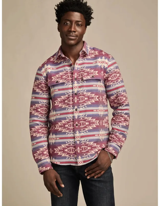 Jacquard Flannel Shirt
