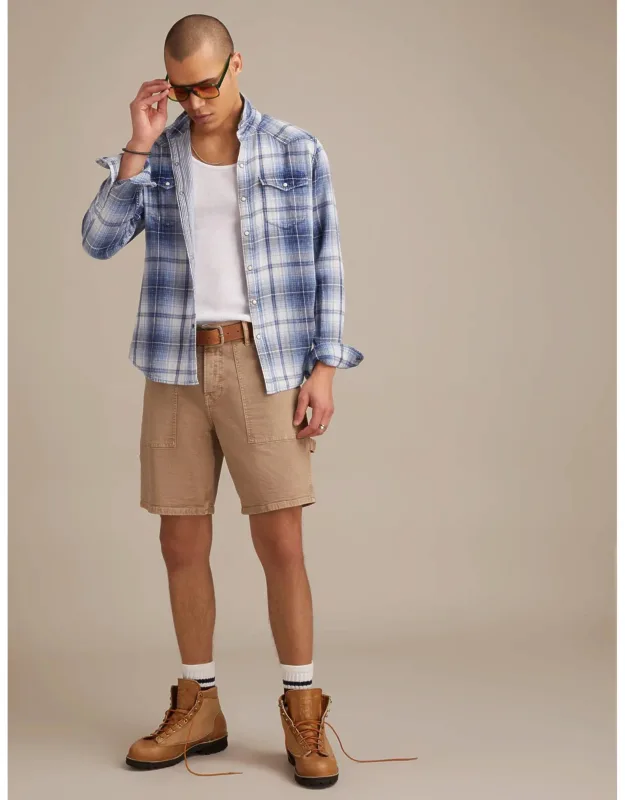 Double Gauze Long Sleeve Western Shirt