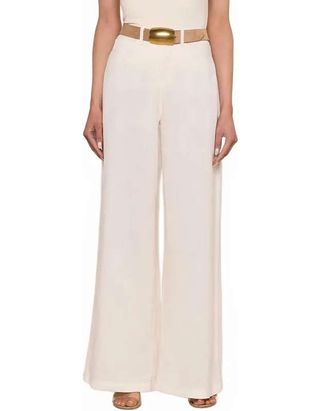 Amara Linen Wide-leg Pants