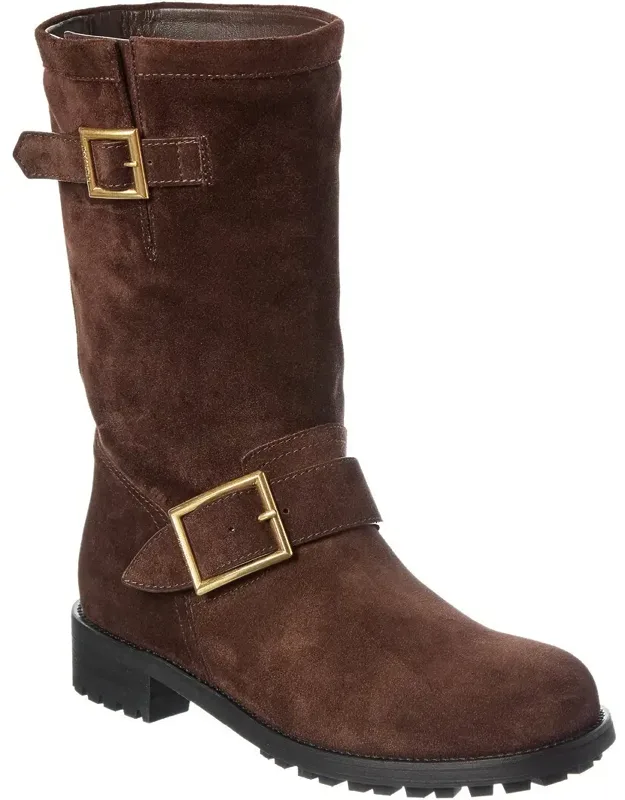 Biker Mid Suede Boots