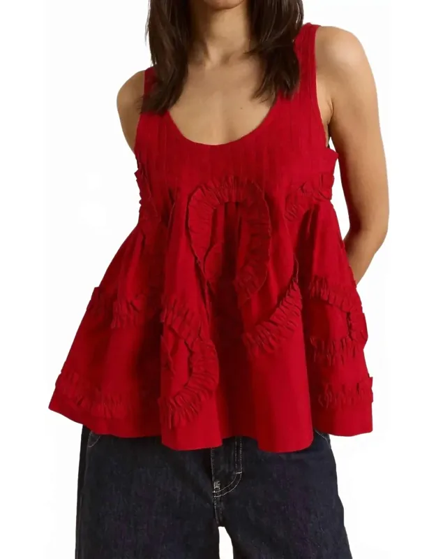 Ruffle Cami Top