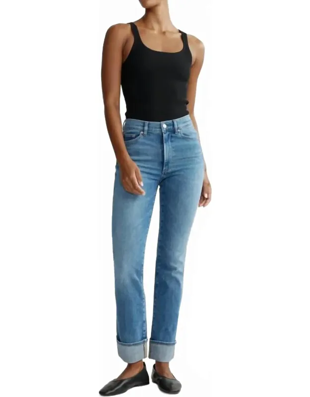 Halle Straight High Rise Jeans
