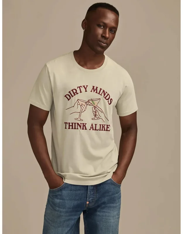 Dirty Minds Martini Tee