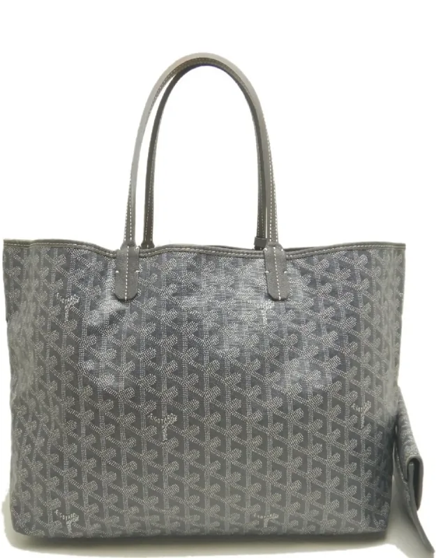 Coated Canvas Tote Bag (pre-owned)