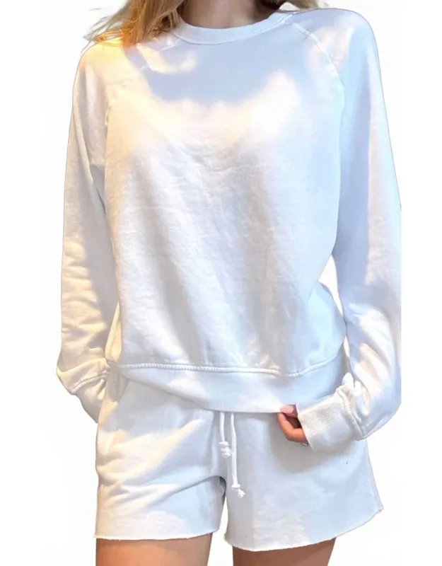 Classic Raglan Pullover Sweater