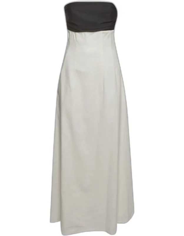 Cotton Strapless Dress