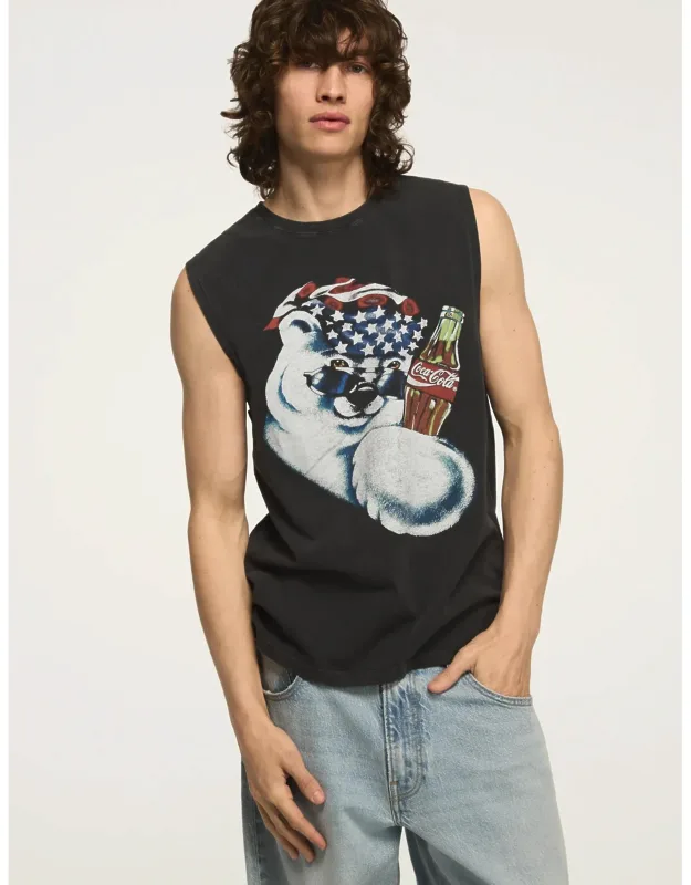 Coca-cola Polar Bear Sleeveless Tee