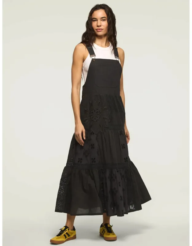 Cutwork Overall Maxi Dress