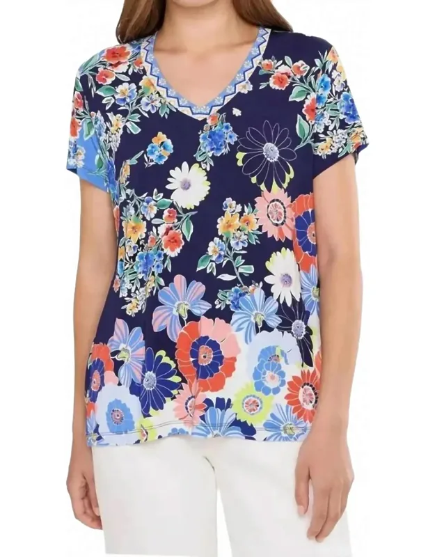 Favorite Short Sleeve V Neck Tee