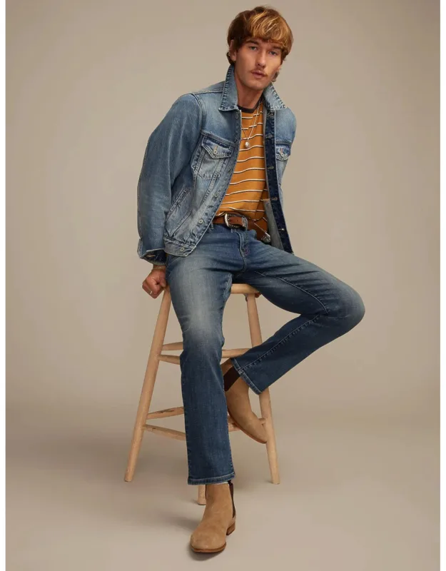Lucky Brand 223 Straight Coolmax Stretch Jean With Moisture-wicking Fiber And Relaxed Fit