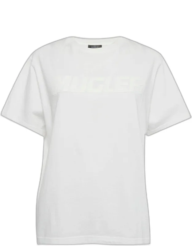 Logo Applique Cotton Knit T-shirt