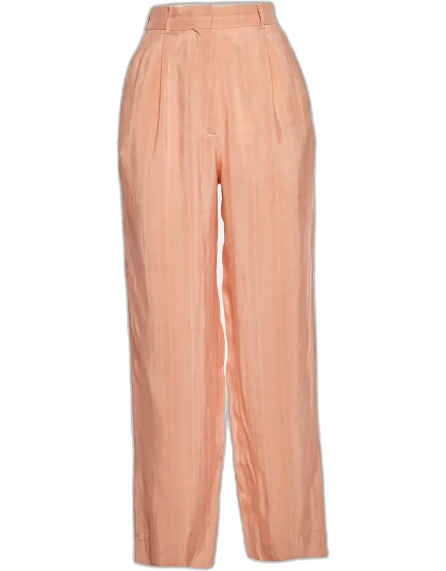Striped Cotton Trousers