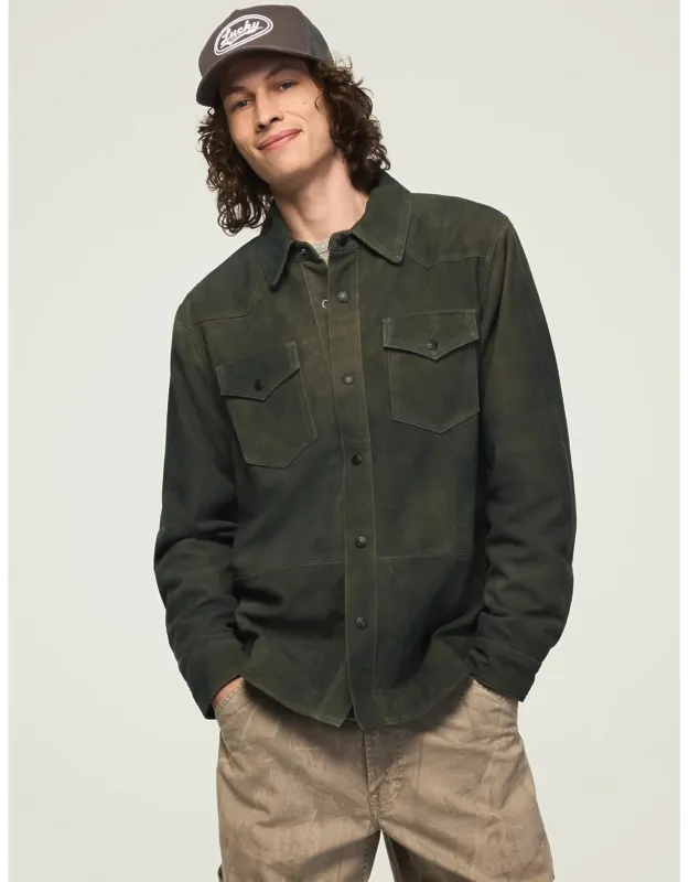 Suede Western Shirt Jacket