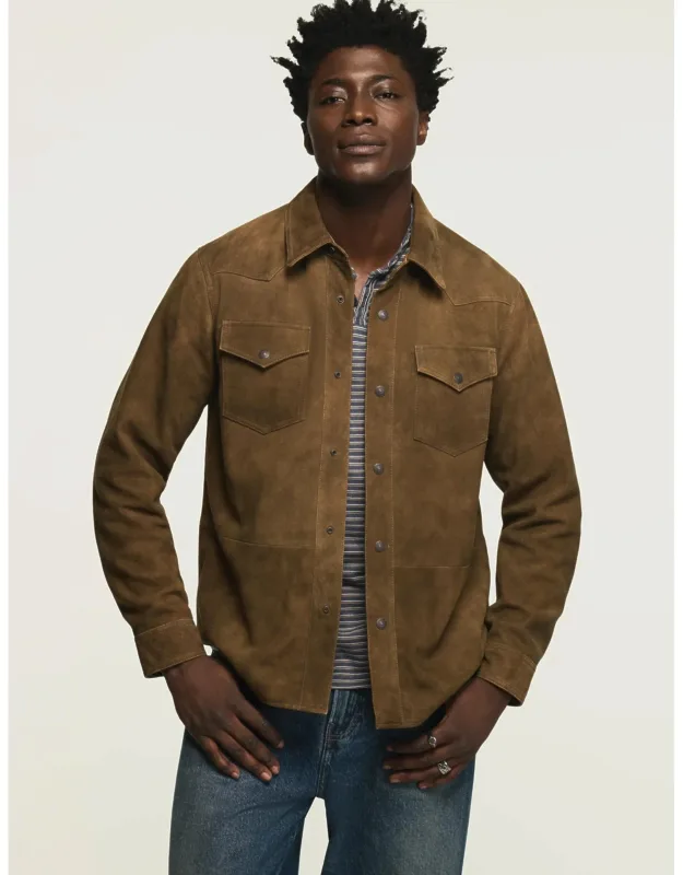 Suede Western Shirt Jacket