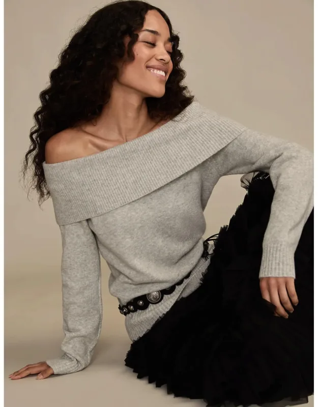 Cloud Soft Off The Shoulder Sweater