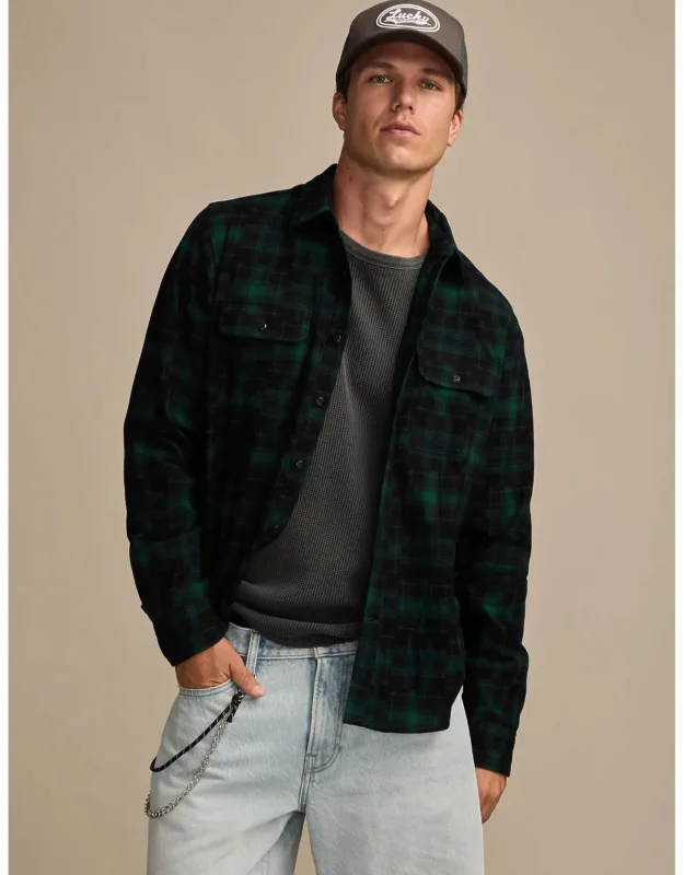 Patchwork Plaid Shirt