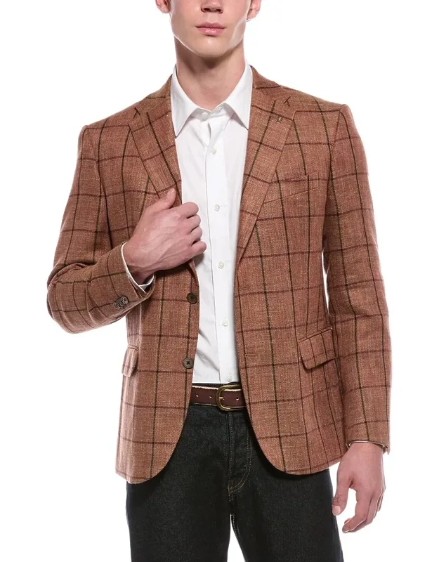 Virgin Wool & Linen-blend Jacket