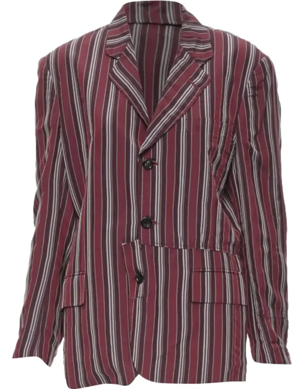 Stripe Deconstructed Blazer