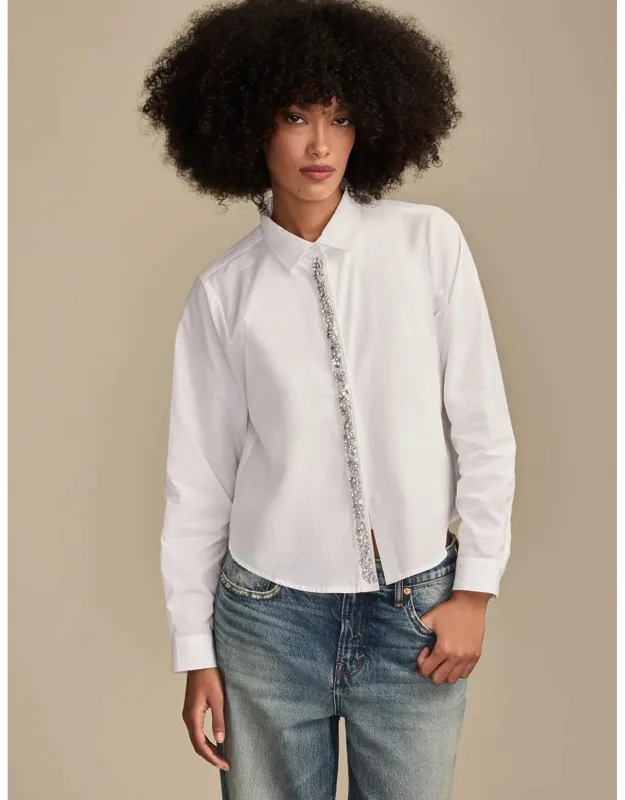Bejeweled Button Up Shirt