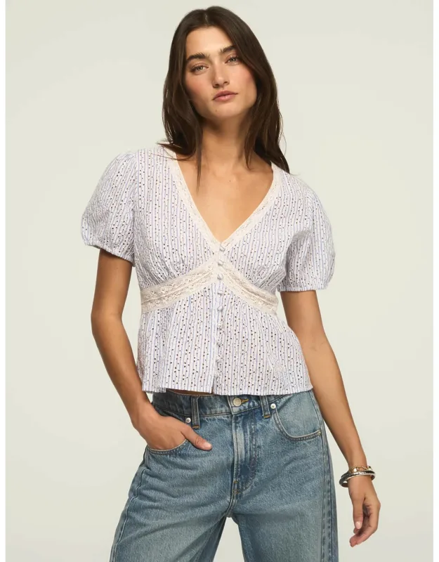 Allover Eyelet Blouse