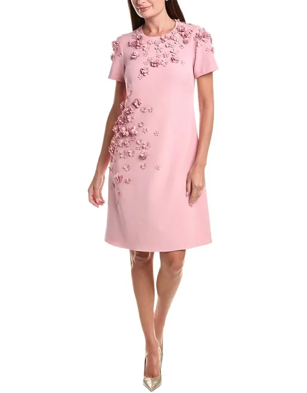Crepe 3d A-line Dress