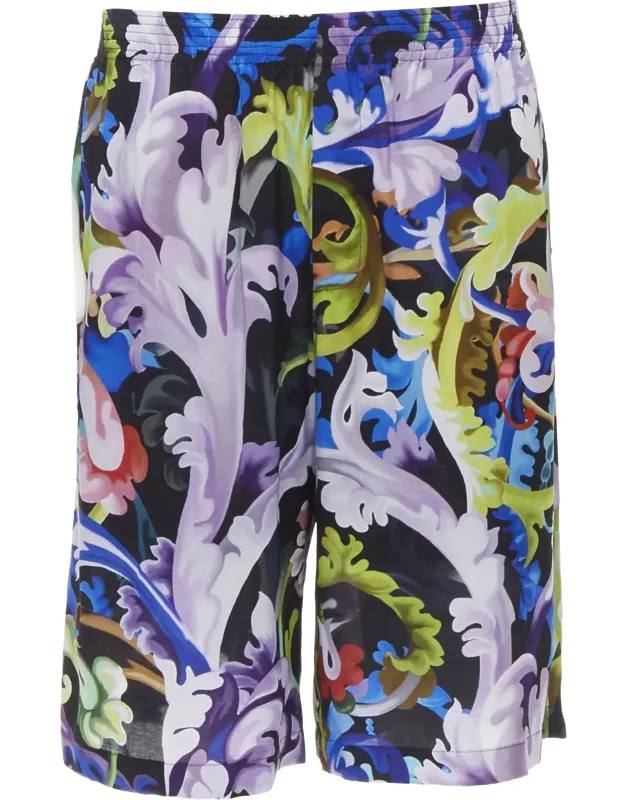 Baroccoflage Floral Baroque Wide Shorts